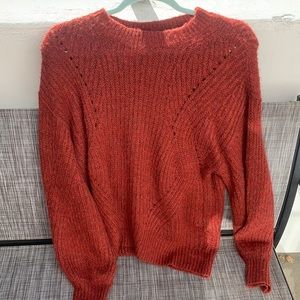 Burnt Orange BP Long Sleeve Sweater